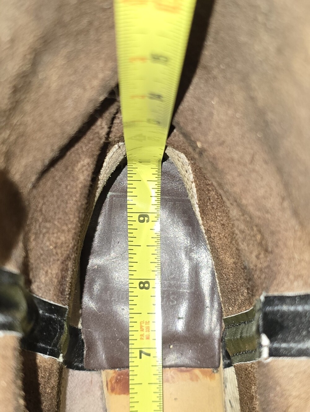 Women's Frye Brown Leather Harness Square Toe Boots Size 7.5 - Picture 13 of 16